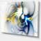 Designart - Shining Multi Colored Plasma - Abstract Wall Art Canvas